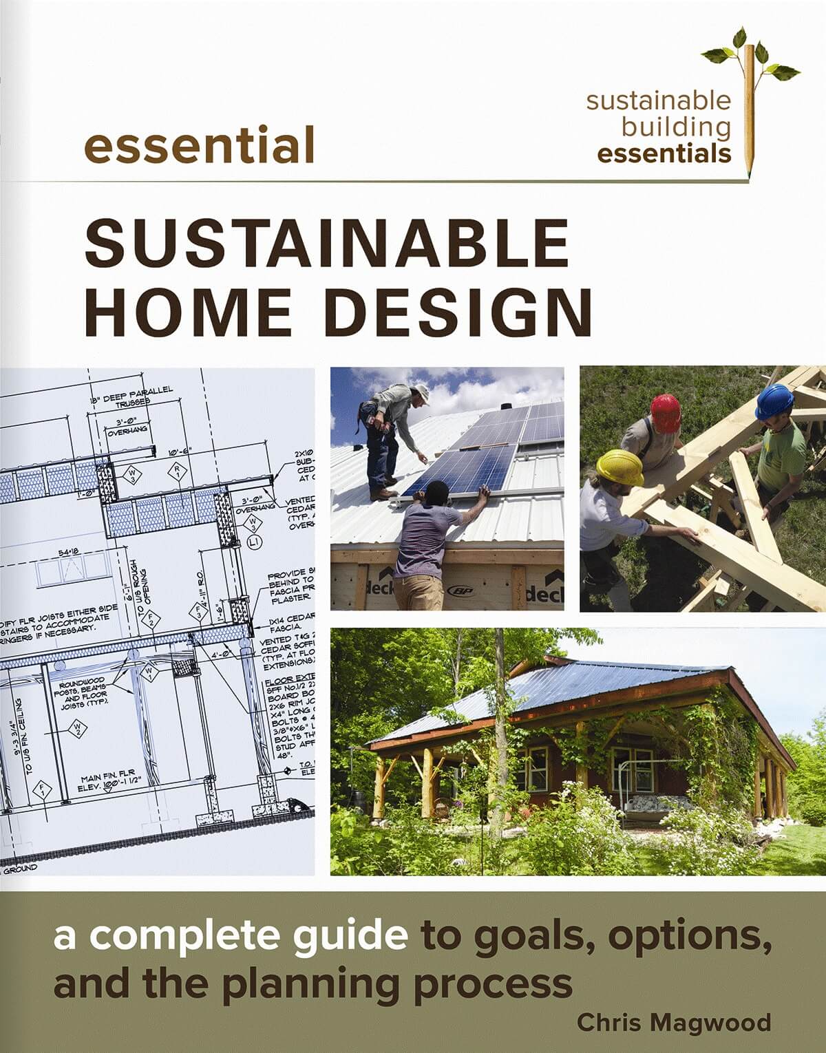 Book cover for "Essential Sustainable Home Design."