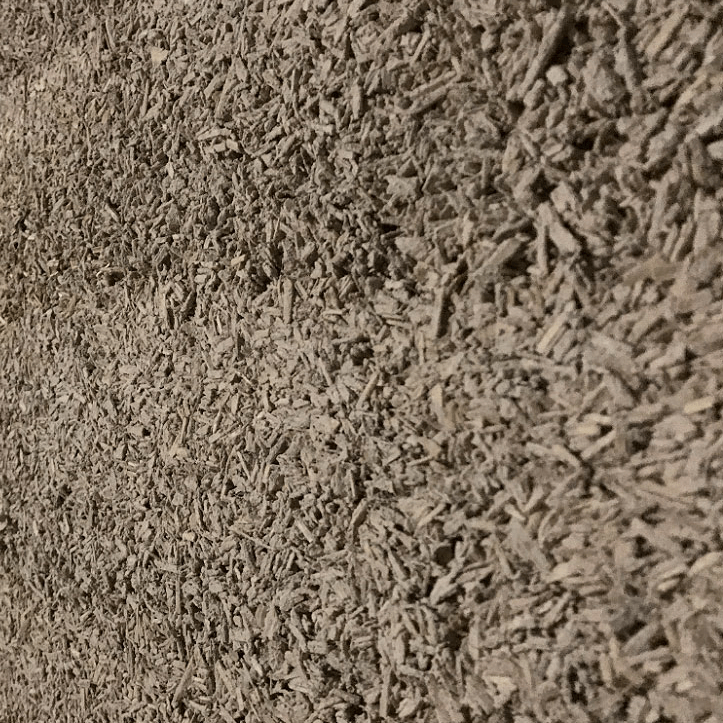 A textured brown wall